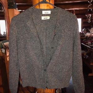 Genny Way Two pice Cardigan and short sleeve set M